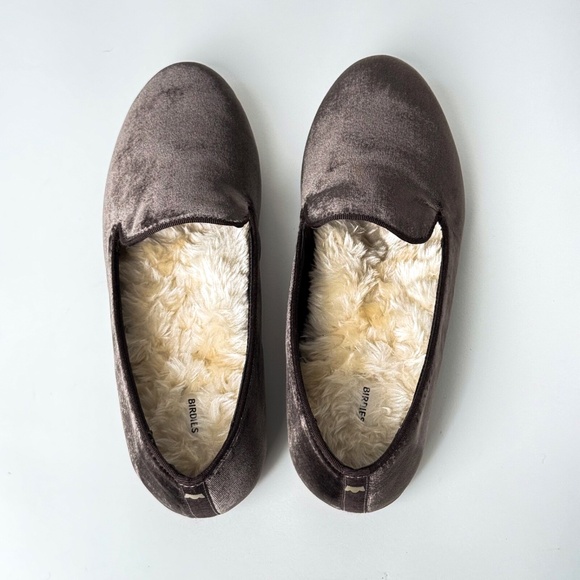 NEW Birdies The Starling Charcoal Faux Fur Loafers - Size 8.5 🖤✨👟 - Picture 3 of 9